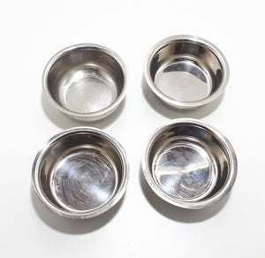 Set Of 4 Stainless Steel Food Prep / Spice Bowls