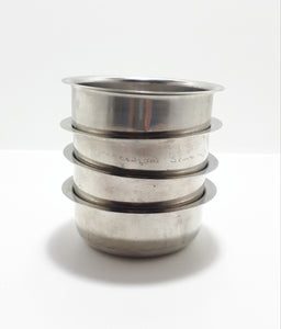 Set Of 4 Stainless Steel Food Prep / Spice Bowls