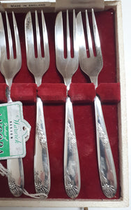 Angora Plate Co. Ltd. Warwick Design Cake Forks