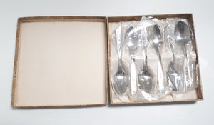 Set Of 6 Vintage Eetrite Stainless Steel Tea Spoons – Rosita Handle Design