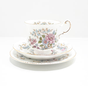 Royal Standard Tea Trio – Cup, Saucer & Tea Plate – Mandarin Pattern