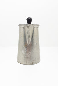 1926-1939 Vintage Craftsman (Viners of Sheffield) Hammered Metal Pewter Hot Water Pot
