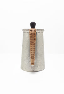 1926-1939 Vintage Craftsman (Viners of Sheffield) Hammered Metal Pewter Hot Water Pot