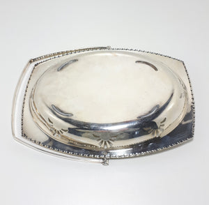 Silver Plated Swing Handled Vintage Presentation Basket