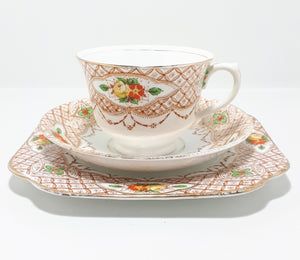 Possibly Antique (1909 – 1940) Osborne China England 15 Piece Tea Set – Wembley Pattern