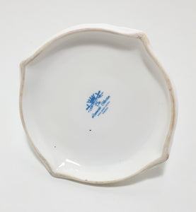 White Fine Bone China Single Candle Holder