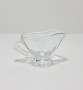 Tiny Glass Gravy/Salad Dressing Jug
