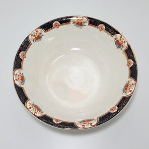 1917-1929 Rare Antique Woods Ware (Wood & Son Ltd.) Porcelain Montrose Patterned Salad Bowl