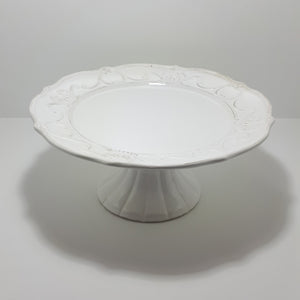 Country Kitchen Large Pedestal Cake Plate / Stand