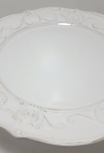 Country Kitchen Large Pedestal Cake Plate / Stand