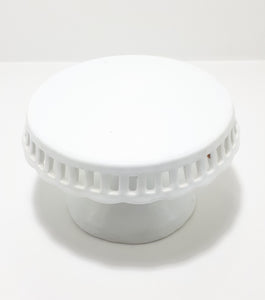 Contemporary Small Porcelain Pedestal Cake Plate / Stand