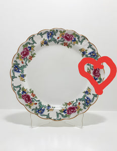 Set of 3 Booths Porcelain Plates – Floradora Pattern