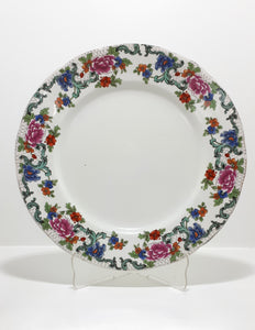 Set of 3 Booths Porcelain Plates – Floradora Pattern