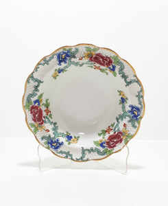 Booths Porcelain Scalloped Rim Dessert Bowl – Floradora Pattern