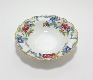 Booths Porcelain Scalloped Rim Dessert Bowl – Floradora Pattern