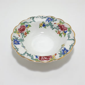 Booths Porcelain Scalloped Rim Dessert Bowl – Floradora Pattern