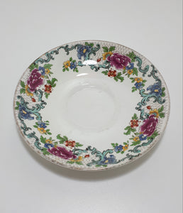 1930’s Rare Booths Porcelain Larger Saucer – Floradora Pattern