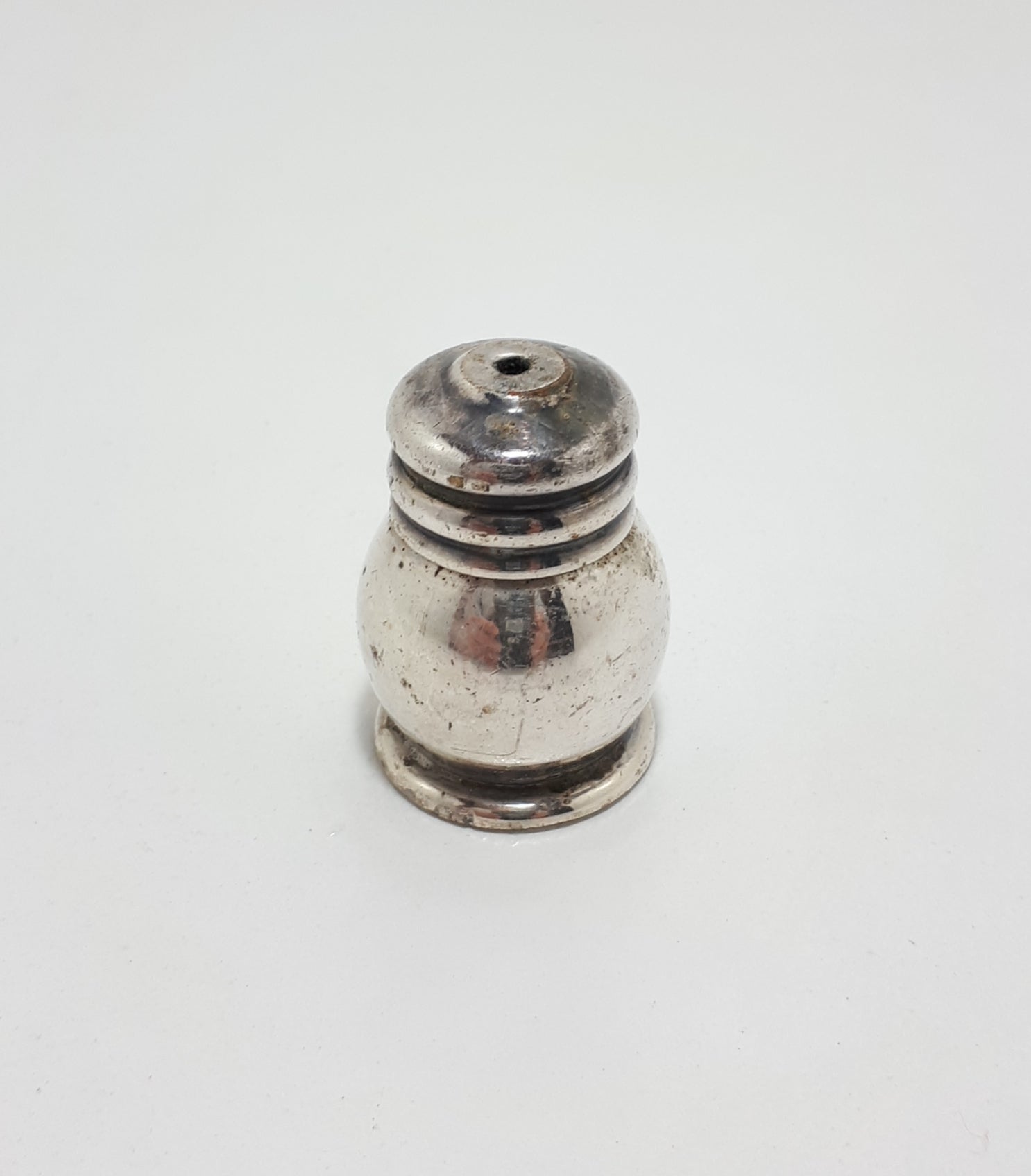 Vintage Tiny Silver Plated Pepper Shaker