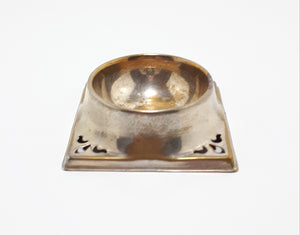 Pierced Silver Plated Tea Strainer Stand
