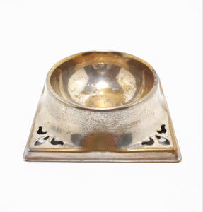 Pierced Silver Plated Tea Strainer Stand