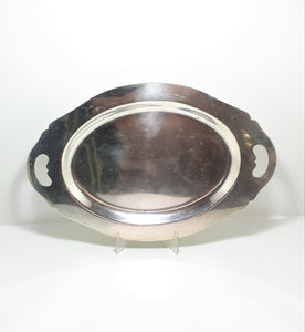 Vintage Birmingham Oval Silver plated John Collyer & Co. Ltd. Serving Tray