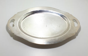 Vintage Birmingham Oval Silver plated John Collyer & Co. Ltd. Serving Tray