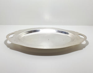 Vintage Birmingham Oval Silver plated John Collyer & Co. Ltd. Serving Tray
