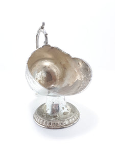 Vintage Elweco Silver Plated Sugar Scuttle With Original Sugar Scoop