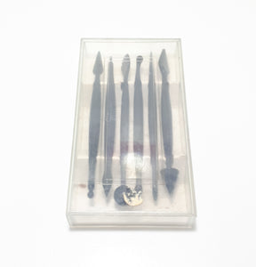 Boxed Set Of 6 Fondant Icing Sculpting Tools (Cake Decorating Utensils)