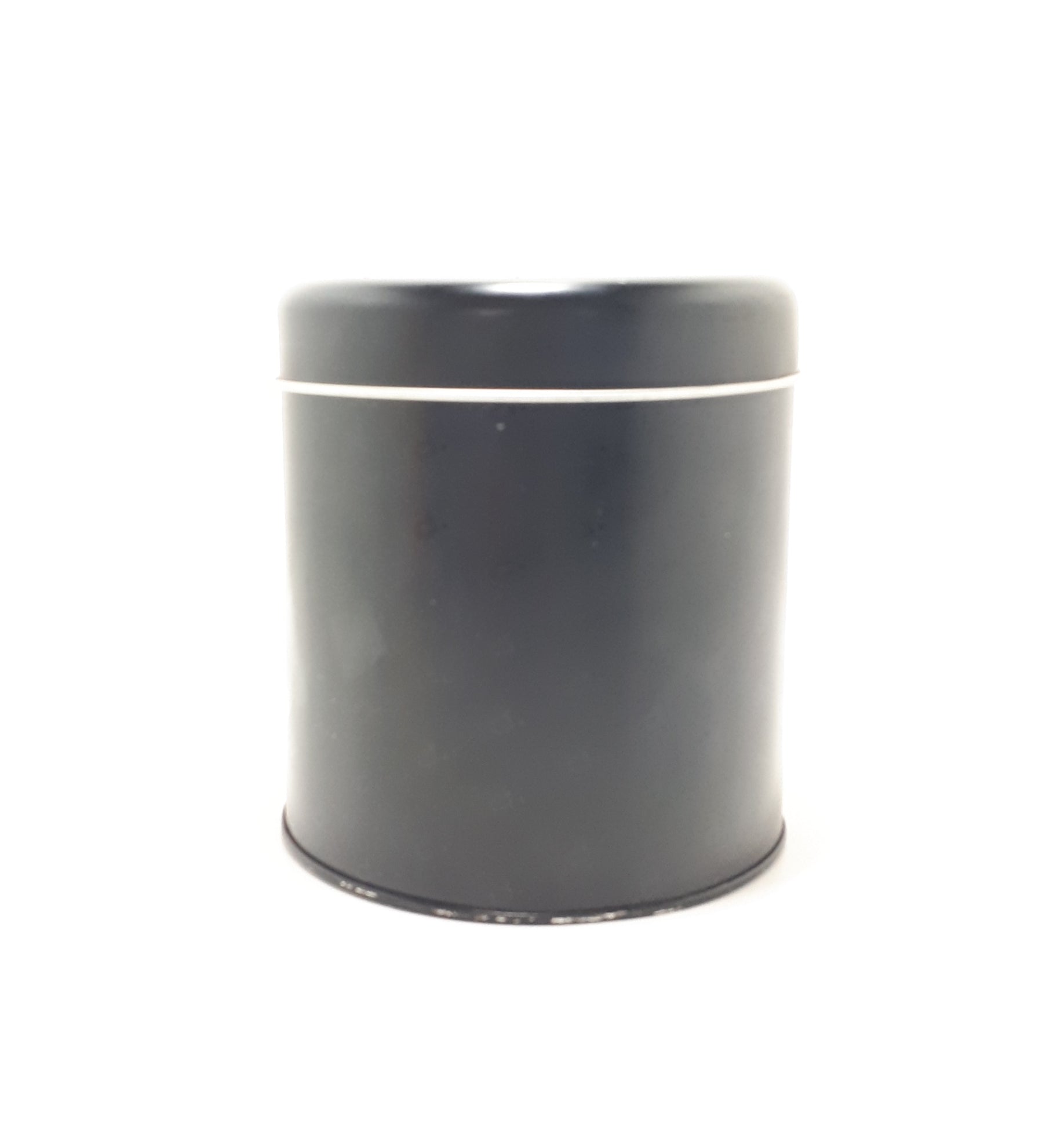 Collectable Contemporary Round Black Tin