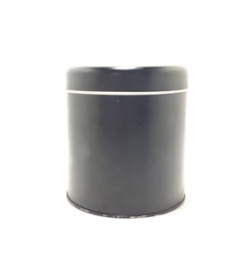 Collectable Contemporary Round Black Tin