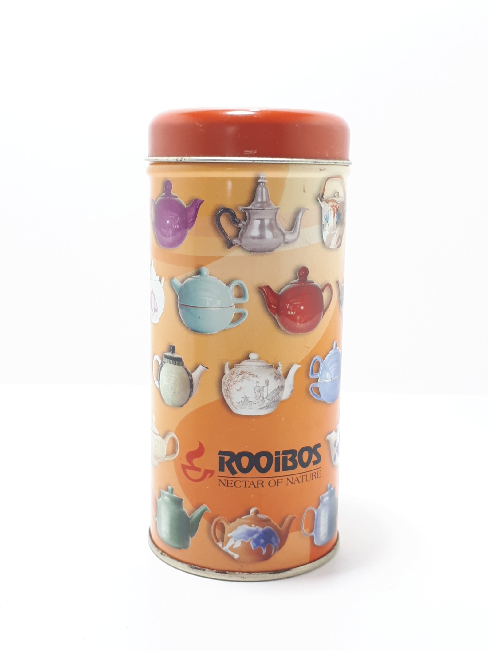 Collectable Contemporary Round Rooibos Tin – Tea Pot Decoration