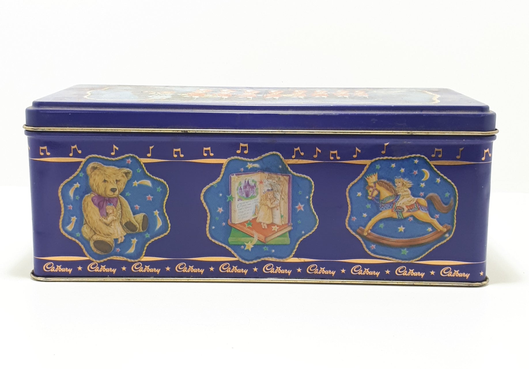 Collectable Vintage Cadbury’s Tin  With Children’s Vintage Toys Theme