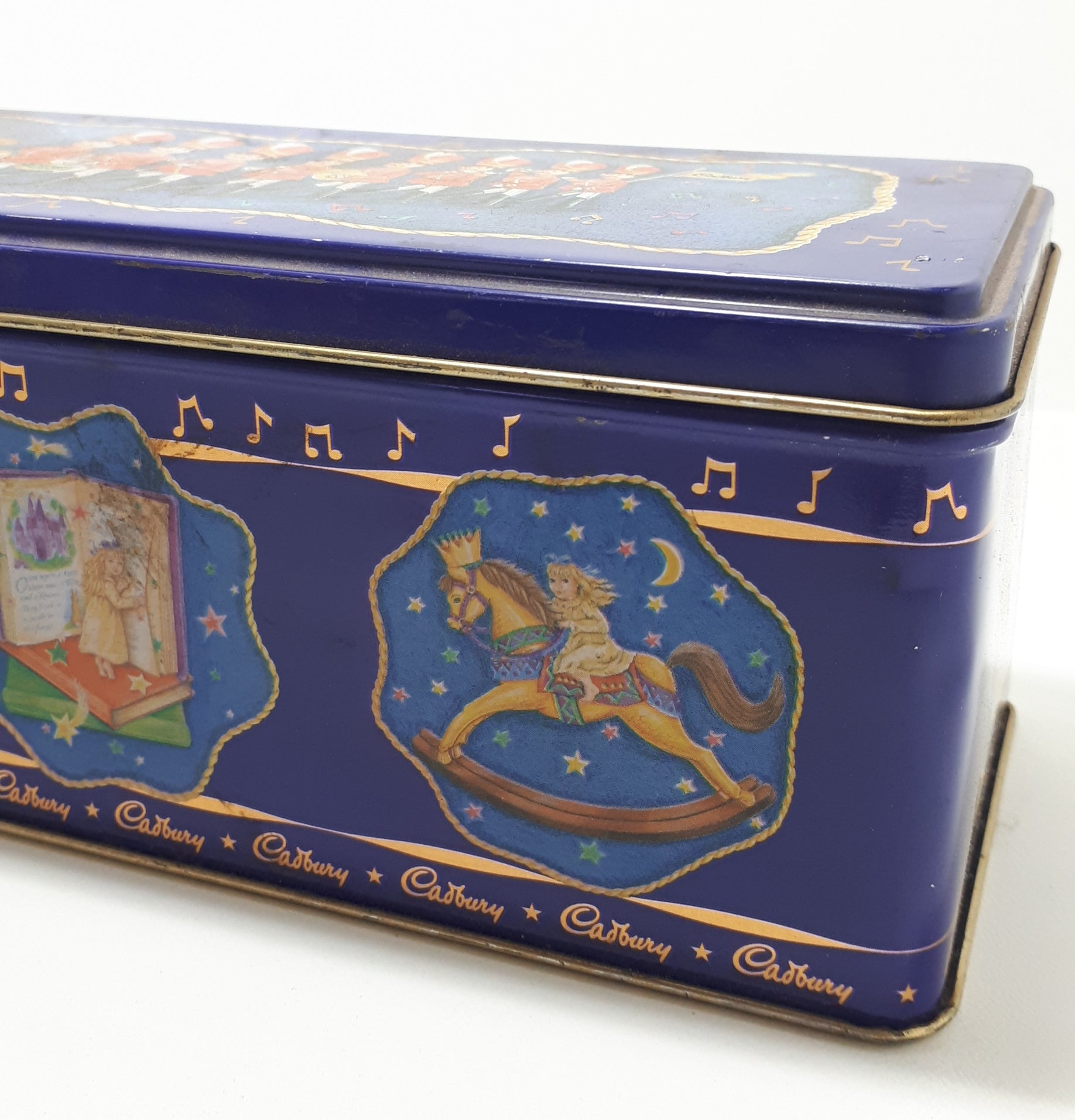 Collectable Vintage Cadbury’s Tin  With Children’s Vintage Toys Theme