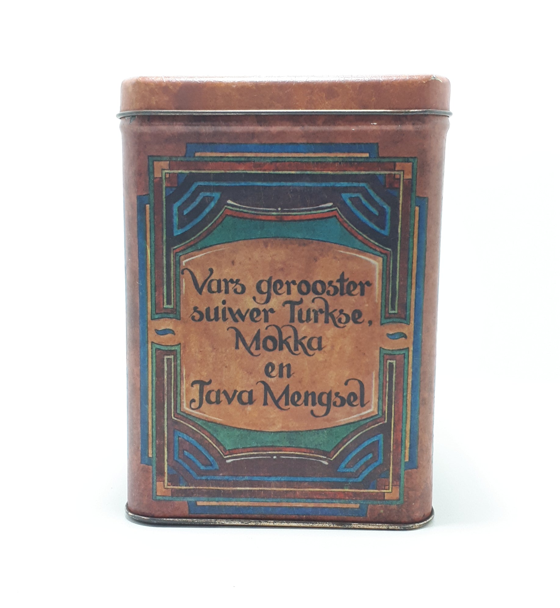 Collectable Vintage Snowflake Coffee Tin