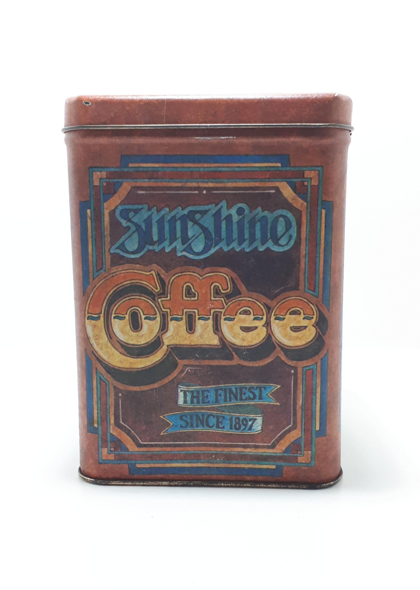 Collectable Vintage Snowflake Coffee Tin