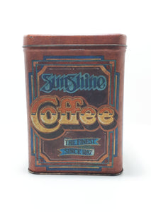 Collectable Vintage Snowflake Coffee Tin