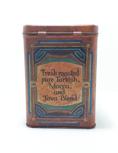 Collectable Vintage Snowflake Coffee Tin