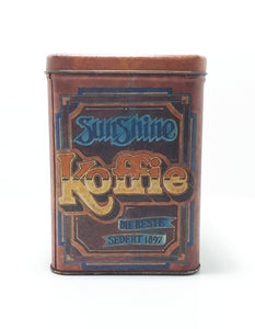 Collectable Vintage Snowflake Coffee Tin