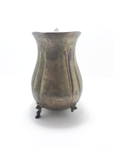 Antique Victorian Styled Silver Plated Footed Water Jug
