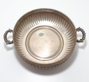 Vintage Silver Plated Bowl With Handles