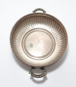 Vintage Silver Plated Bowl With Handles