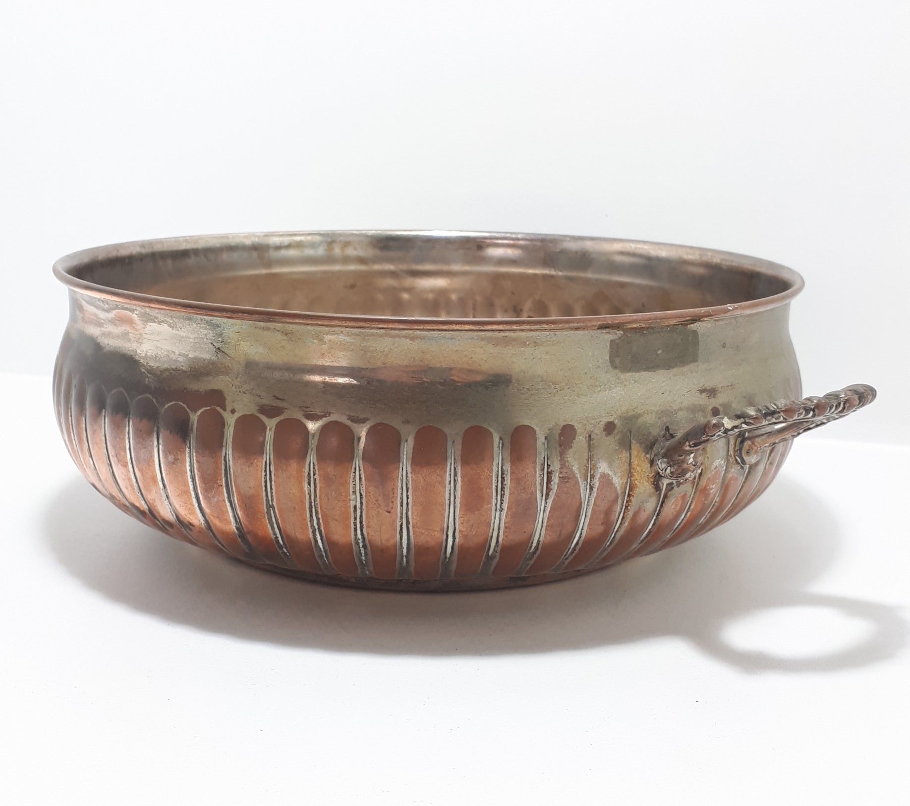 Vintage Silver Plated Bowl With Handles