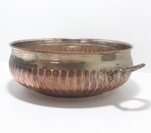 Vintage Silver Plated Bowl With Handles
