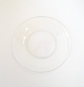 Vintage Clear Glass Salad Plate