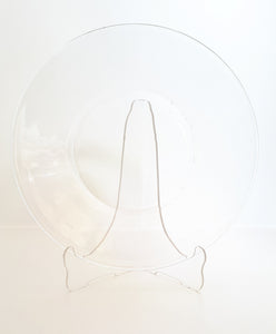 Vintage Clear Glass Salad Plate