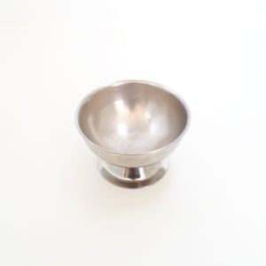 Vintage Stainless Steel Pedestal Bowl