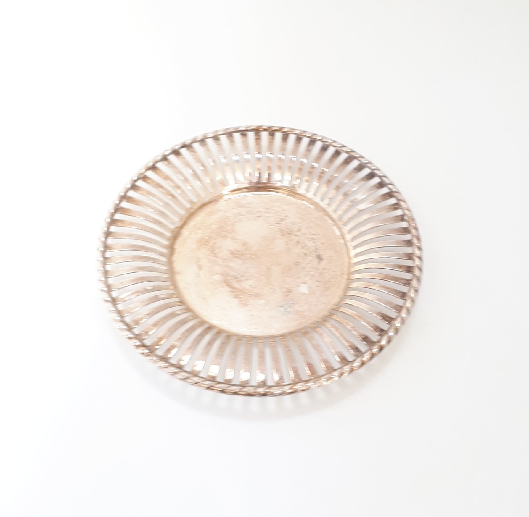 Vintage Silver Plated Bottle Coaster