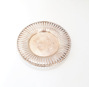 Vintage Silver Plated Bottle Coaster