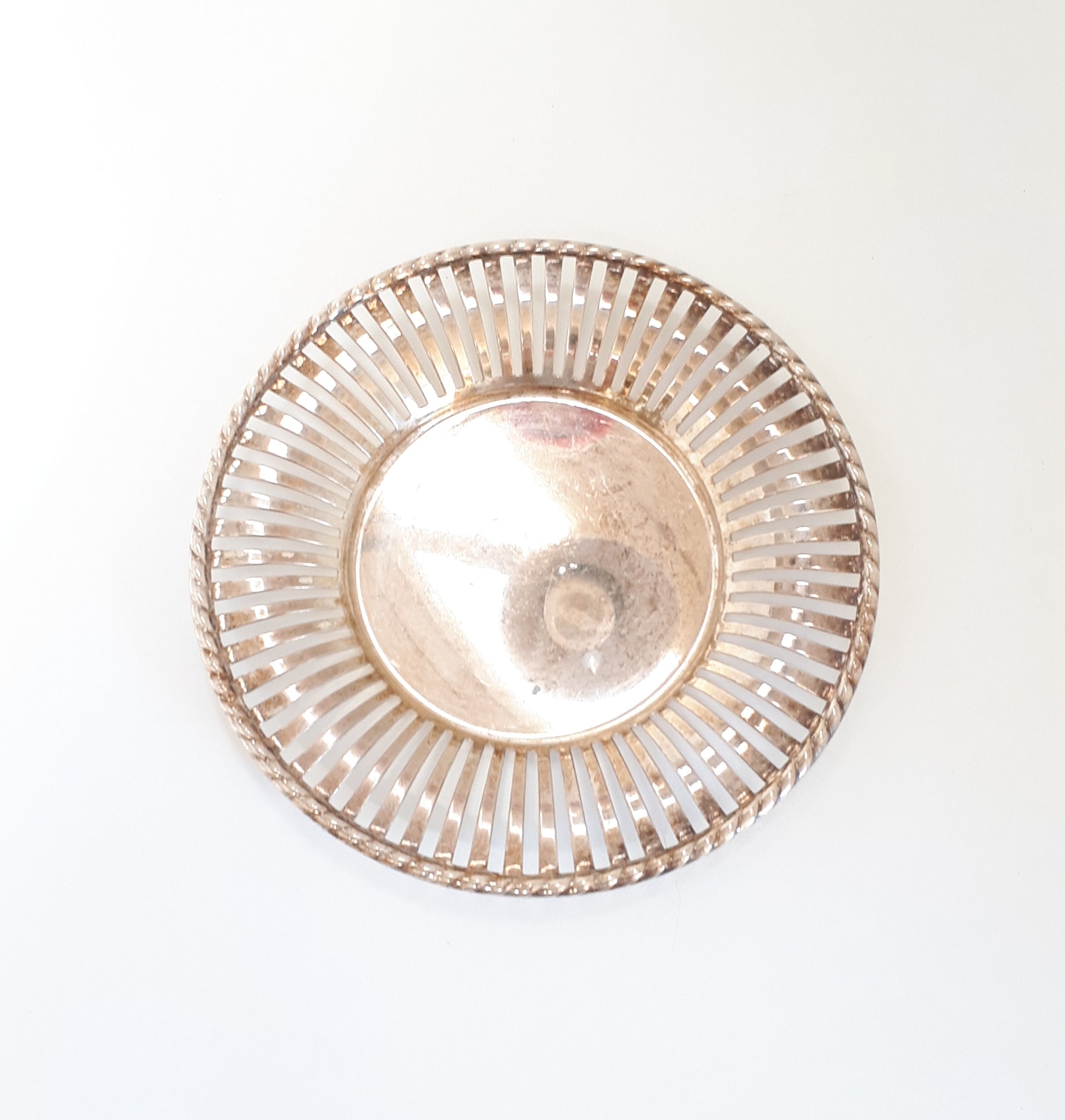 Vintage Silver Plated Bottle Coaster
